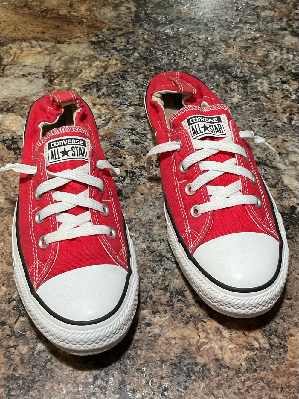 Converse Chuck Taylor All Star Shoreline Red Slip On Sneakers Women’s Size 10